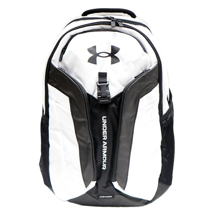 UNDER ARMOUR アンダーアーマー 1367060 UA HUSTLE PRO BACKPACK メンズ レディース バッグ 31L リュック バックパック ポリエステル UA Stormテクノロジー LEVELED ストラップシステム ノートパソコン 通勤 通学 ジム 部活 スポーツ 合宿