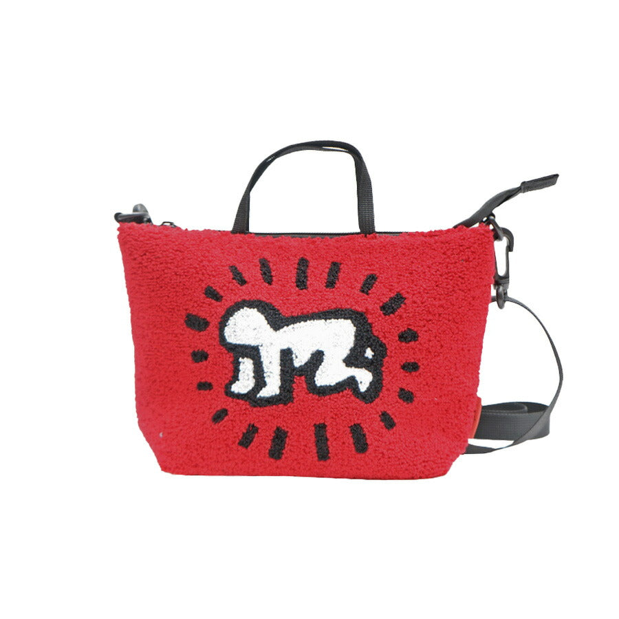 Keith Haring キースへリング 2way ショルダーバッグ トートバッグ ハンドバッグ アイコンバッグ もこもこ 15550 15551 15552 15553 15554 ブランド おしゃれ シンプル かわいい お揃い ファッション プレゼント レディース メンズ サブバッグ お出かけ 買い物 ショッピング