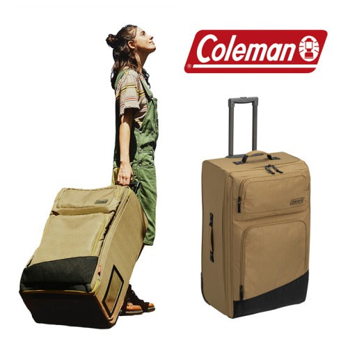 Coleman コールマン オールインワンホイール 3way キャリーバッグ ボストンバッグ バックパック 85L 2輪 大容量 出張 アウトドア レジャー キャンプ 林間 修学旅行 旅行 合宿 部活 ジム 習い事 学生 シンプル 送料無料