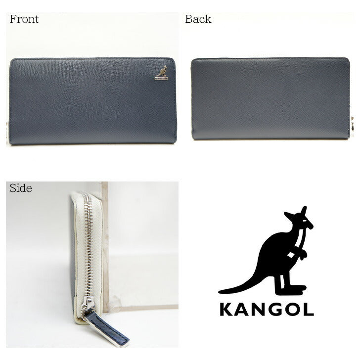 【SNSで話題のレザーケアクリームプレゼント中！】【KANGOL】カンゴール レザー 牛革 長財布 250-10104 ビジネス フォーマル 通勤 営業 普段使い 日常使い ユニセックス お手頃 使いやすい 便利 定番 人気 売れ筋 おすすめ ブラウン ネイビー プレゼント collonil コロニル