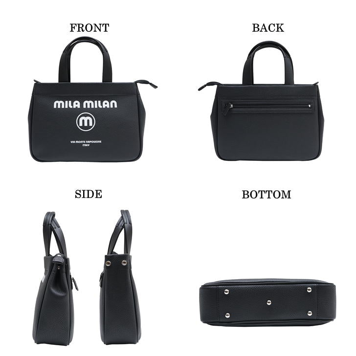 【当店オリジナルエコバッグプレゼント中！】【mila milan】 ミラミラン コルソ ミニトートバッグ ミニブリーフ ビジネスバッグ 250501 メンズ ストライプ ギフト プレゼント ユニセックス 普段使い シンプル バッグ カバン ゴルフ 撥水 正規販売店