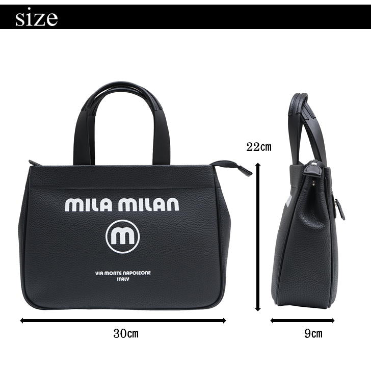 【当店オリジナルエコバッグプレゼント中！】【mila milan】 ミラミラン コルソ ミニトートバッグ ミニブリーフ ビジネスバッグ 250501 メンズ ストライプ ギフト プレゼント ユニセックス 普段使い シンプル バッグ カバン ゴルフ 撥水 正規販売店