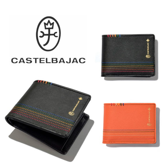 【正規取扱店】【CASTELBAJAC】[シェストシリーズ] 027603 カステルバジャック シェスト あおり付き 二つ折り財布 折財布 メンズ レディース ゴルフ 人気 おしゃれ