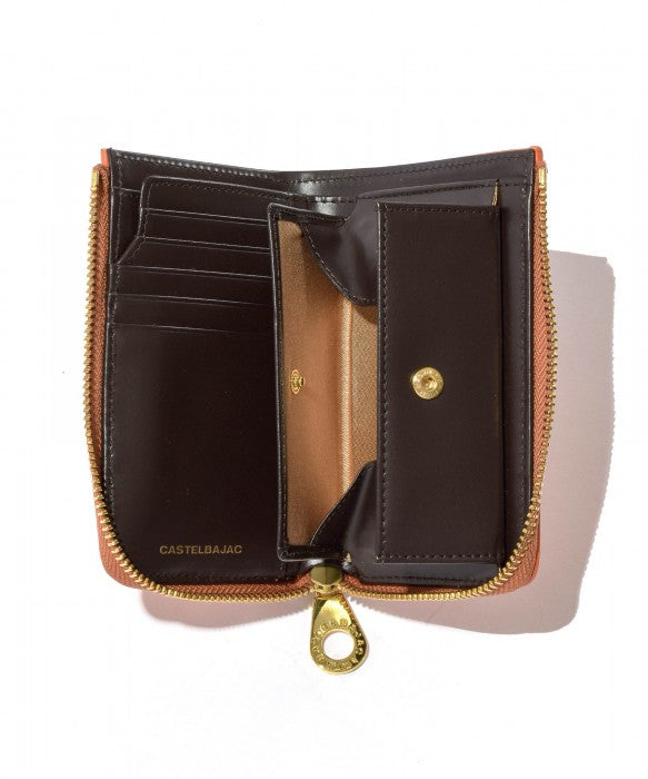 【正規取扱店】【CASTELBAJAC】[シェストシリーズ] 027608 カステルバジャック シェスト L字ファスナー セミ長財布 折財布 メンズ レディース ゴルフ おしゃれ 人気