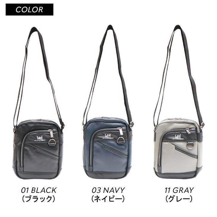 【レターパック配送/時間指定不可】Lee ミニショルダーバッグ リー 320-3730 通販 ショルダーバック 縦型 ミニバッグ メンズ ブランド 斜めがけ かっこいい 肩掛け 小さめ 通勤 通学 自転車 バイク 旅行 サイクリング undead アンデッド メンズバッグ