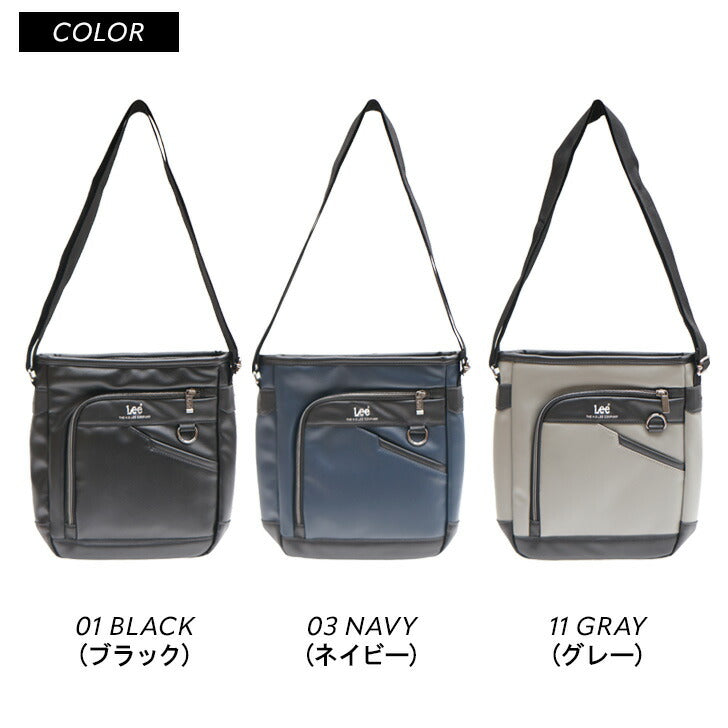 Lee ショルダーバッグ リー 320-3732 通販 縦型ショルダーバック メッセンジャーバッグ メンズ ブランド 斜めがけ かっこいい 肩掛け 大きめ 大容量 通勤 通学 自転車 バイク 旅行 サイクリング undead アンデッド メンズバッグ