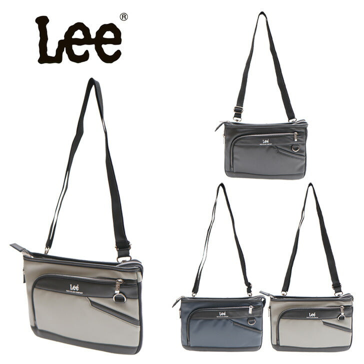 Lee ショルダーバッグ リー 320-3734 通販 横型ショルダーバック クラッチバッグ メンズ ブランド 斜めがけ かっこいい 肩掛け 小さめ 通勤 通学 自転車 バイク 旅行 サイクリング undead アンデッド メンズバッグ