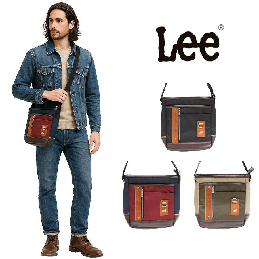 Lee リー クリーチャー ショルダー 320-3742 ショルダーバック メンズ ブランド 斜めがけ かっこいい 肩掛け 通勤 通学 自転車 バイク 旅行 サイクリング creature クリーチャー メンズバッグ
