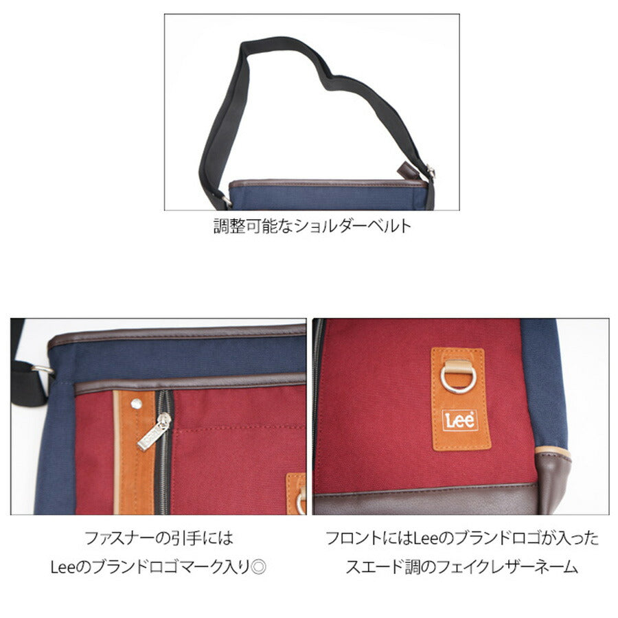 Lee リー クリーチャー ショルダー 320-3742 ショルダーバック メンズ ブランド 斜めがけ かっこいい 肩掛け 通勤 通学 自転車 バイク 旅行 サイクリング creature クリーチャー メンズバッグ