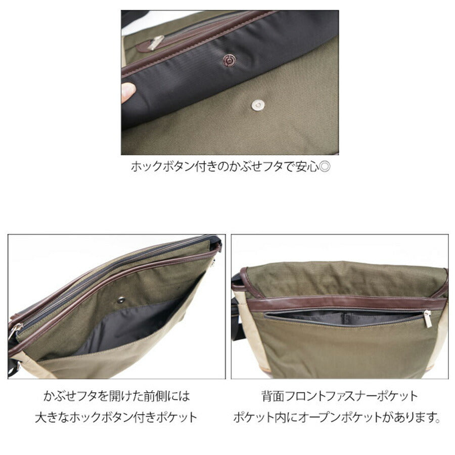 Lee リー 横型ショルダーバッグ 320-3743 ショルダーバック メンズ ブランド 斜めがけ かっこいい 肩掛け 通勤 通学 自転車 バイク 旅行 サイクリング creature クリーチャー メンズバッグ