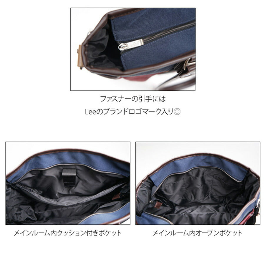 Lee ショルダーバッグ トートバッグ リー 320-3744 通販 横型ショルダーバック トート メンズ ブランド 斜めがけ かっこいい 肩掛け A4 大きめ 大容量 通勤 通学 自転車 バイク 旅行 サイクリング creature クリーチャー メンズバッグ