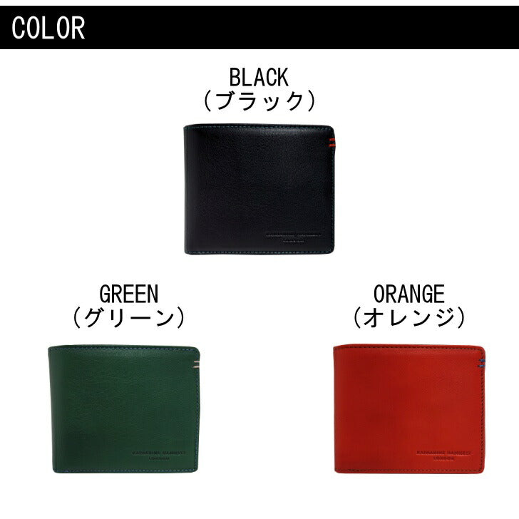 【KATHARINE HAMNETT LONDON】キャサリンハムネットロンドン MINERAL ミネラル 490-50701  本革 ウォレット 札入れ 牛革 小銭入れ カード入れ レザー ブランド 人気 ギフト プレゼント 記念日 お祝い