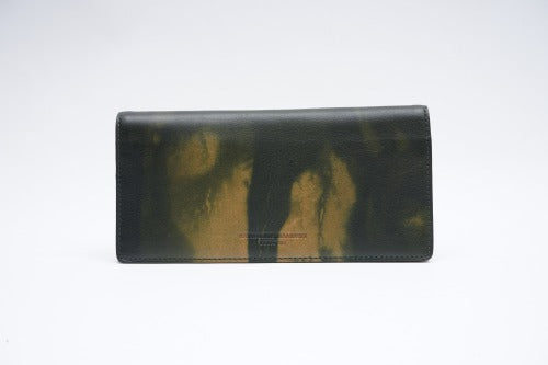 【KATHARINE HAMNETT LONDON】キャサリンハムネット かぶせタイプ 長財布 ウォレット 490-59203 おしゃれ フルイド イタリアンレザー FLUID 高級 本革 メンズ ギフト バレンタイン 人気 財布
