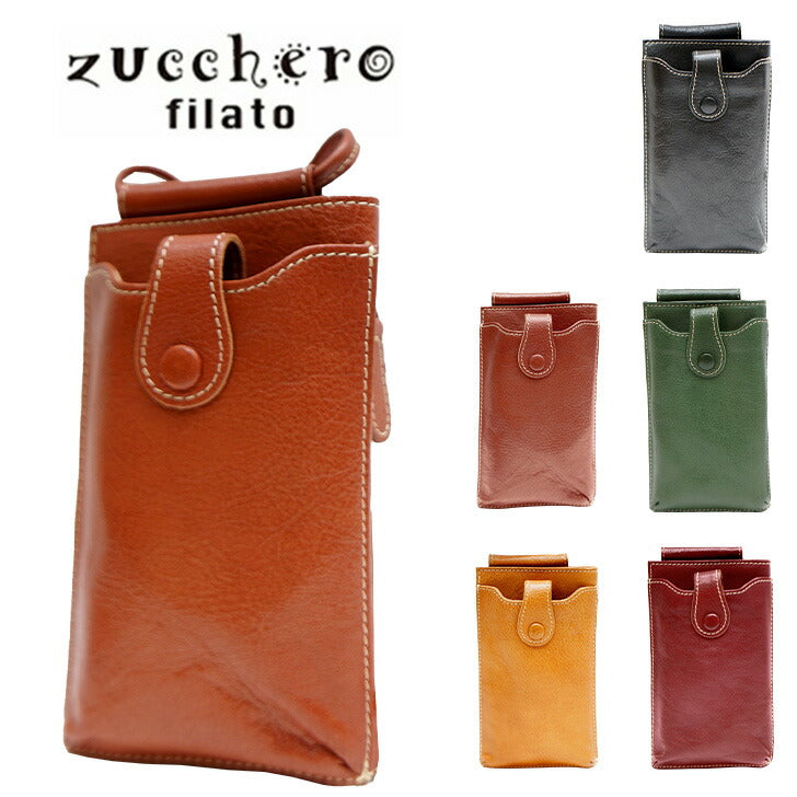 【レターパック配送/時間指定不可】Zucchero filato ズッケロフィラート ゴートレザー 49400 ショルダー バッグ 鞄 使いやすい 普段使い レディース 人気 オシャレ  シンプル カジュアル ギフト プレゼント ブラック ブラウン グリーン マスタード レッド
