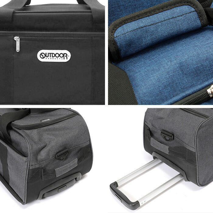 OUTDOOR PRODUCTS アウトドアプロダクツ アウトドア 62L 3WAY キャリーボストン 62401 ブラック グレー ネイビー 多機能バッグ ポリエステル ソフトキャリー ボストンバッグ キャリーバッグ キャスター付き