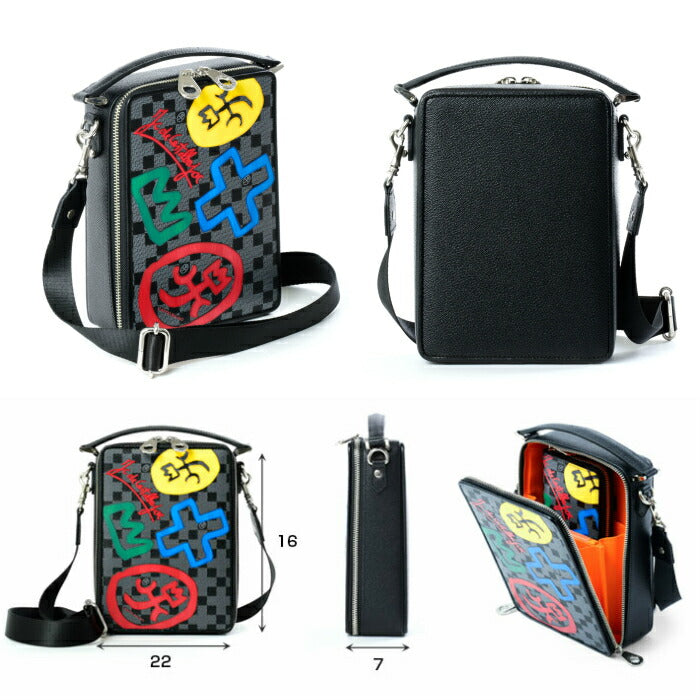 【正規取扱店】【CASTELBAJAC】[クラーシリーズ] 066121 カステルバジャック クラー レザーショルダーバッグ タテ型 斜め掛け バッグ 鞄 メンズ レディース バジャック ゴルフ おしゃれ 人気