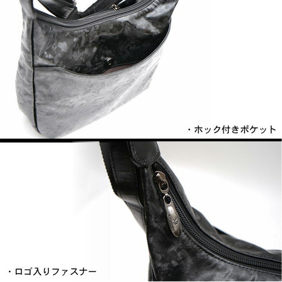 【当店オリジナルエコバッグプレゼント中！】【NATURALBAG】 ナチュラルバッグ NB ショルダーバッグ 横型ショルダー ショルダー 6615 レディース 女性 大人 上品 日本製 軽量 超軽量 おでかけ 牛革 高級 通勤 おしゃれ 人気 母の日 バッグ 鞄