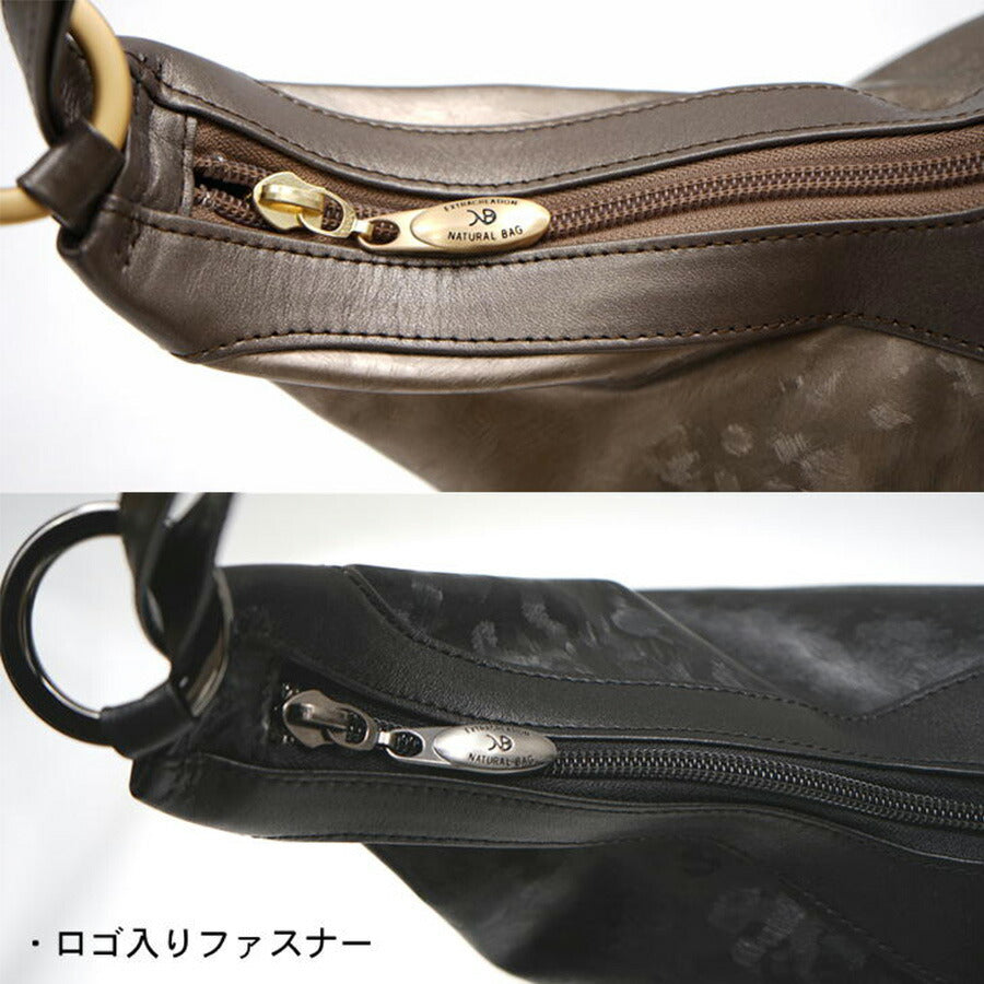 【当店オリジナルエコバッグプレゼント中！】【NATURALBAG】 ナチュラルバッグ NB 2wayトートバッグ リュック 6621 レディース 女性 ブラック ゴールド ブロンズ オールシーズン 大人 おでかけ 上品 エレガント 日本製 軽量 超軽量 牛革 高級