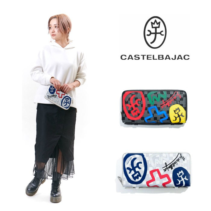 【正規取扱店】【CASTELBAJAC】[クラーシリーズ] 066221 カステルバジャック クラー レザー スマートセルバッグ クラッチ バッグ セカンドバッグ ラウンドファスナー メンズ レディース バジャック ゴルフ 人気 おしゃれ