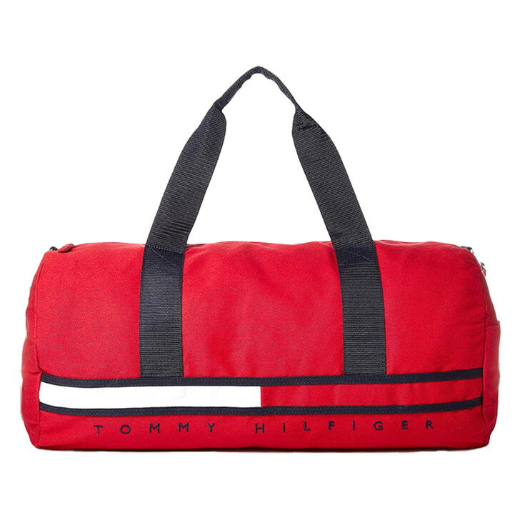 TOMMY HILFIGER トミーヒルフィガー 6943971 GINO HAPBOR POINT DUFFLE CANVAS BAG ダッフルバック ショルダー 斜め掛け バッグ ロゴ ボストンバッグ ネイビー レッド ブラック メンズ レディース 旅行 修学旅行 1泊 2泊 部活 スポーツ 合宿