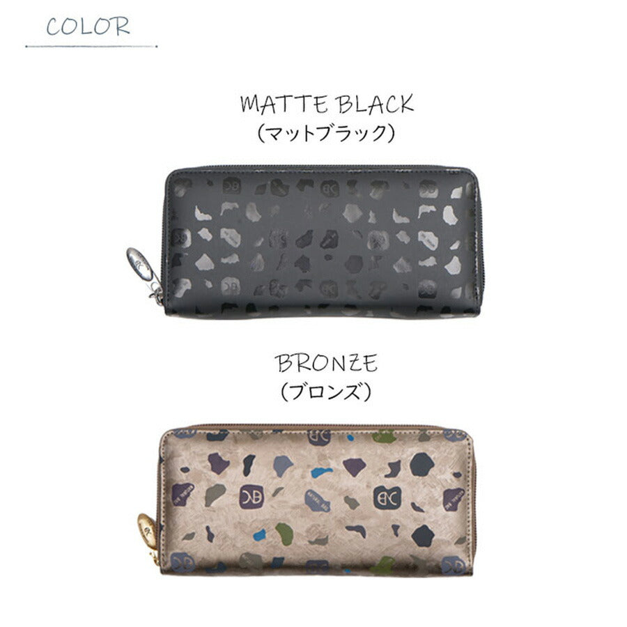 NATURALBAG ナチュラルバッグ NBランダム レディース 長財布 7120 マットブラック ブラック ブロンド 茶 黒 軽量 コンパクト 薄型 プレゼント ギフト 贈り物 家計用 個人用