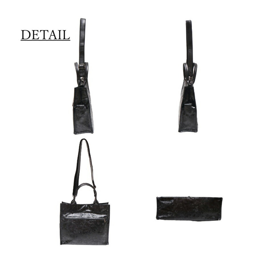 【当店オリジナルエコバッグプレゼント中！】【NATURALBAG】ナチュラルバッグ 合成皮革 トート 日本製 7125 2WAY バッグ 鞄 カバン かばん 使いやすい 普段使い レディース 人気 オシャレ  シンプル カジュアル ギフト プレゼント スクラッチブラック スクラッチブロンズ