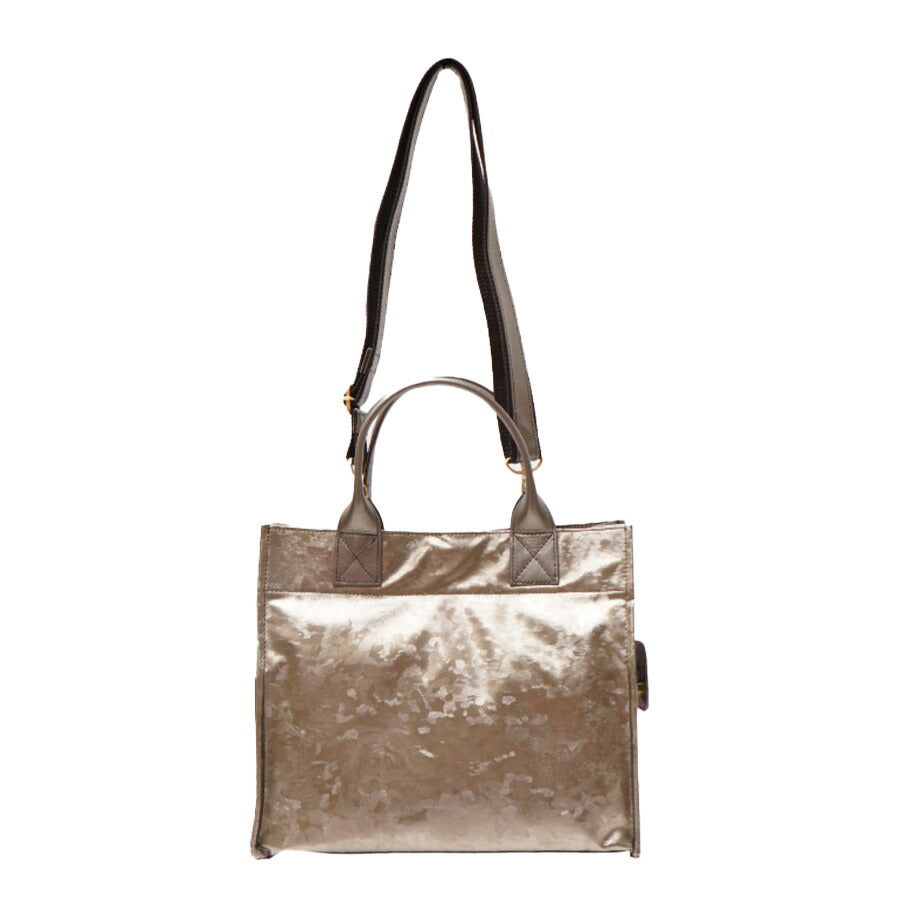 【当店オリジナルエコバッグプレゼント中！】【NATURALBAG】ナチュラルバッグ 合成皮革 トート 日本製 7125 2WAY バッグ 鞄 カバン かばん 使いやすい 普段使い レディース 人気 オシャレ  シンプル カジュアル ギフト プレゼント スクラッチブラック スクラッチブロンズ