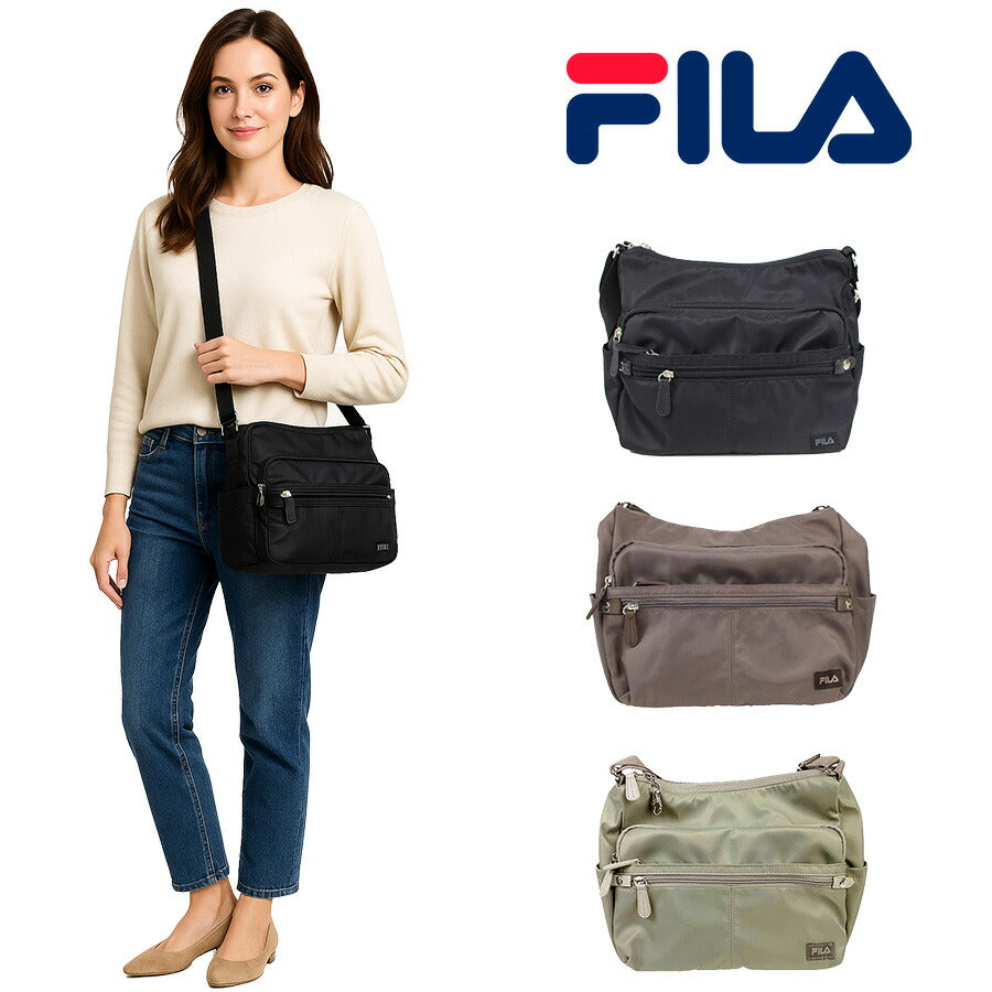 【レターパック配送/時間指定不可】FILA フィラ ショルダーバッグ 斜め掛け 肩掛け ピムス 斜め掛け 肩掛け 7664 鞄 超軽量 レディース プレゼント ギフト おしゃれ 人気 ギフト ラッピング 母の日 敬老の日 送料無料