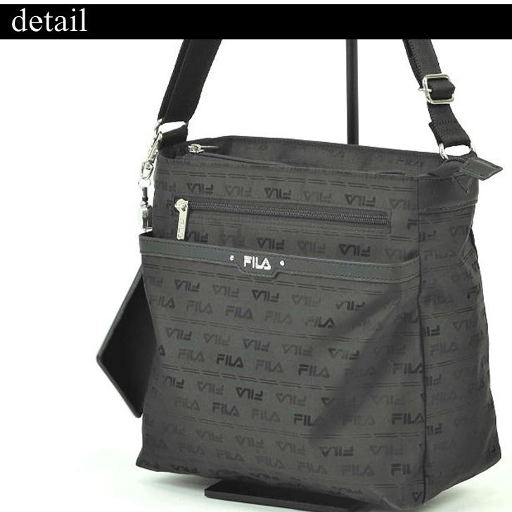 【レターパック配送/時間指定不可】FILA フィラ  フラワーシリーズ ジャガード 薄マチ ショルダー 斜め掛け 肩掛け 7691 パスケース 鞄 超軽量 レディース プレゼント おしゃれ 人気 ギフト ラッピング 母の日 送料無料