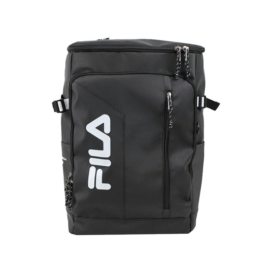 【FILA】リュック 大容量 フィラ サイン 7762 30L 撥水 リュック ボックス 男女兼用 普段使い スク—ル 通学 学生 送料無料《北海道、沖縄、離島代引き不可》
