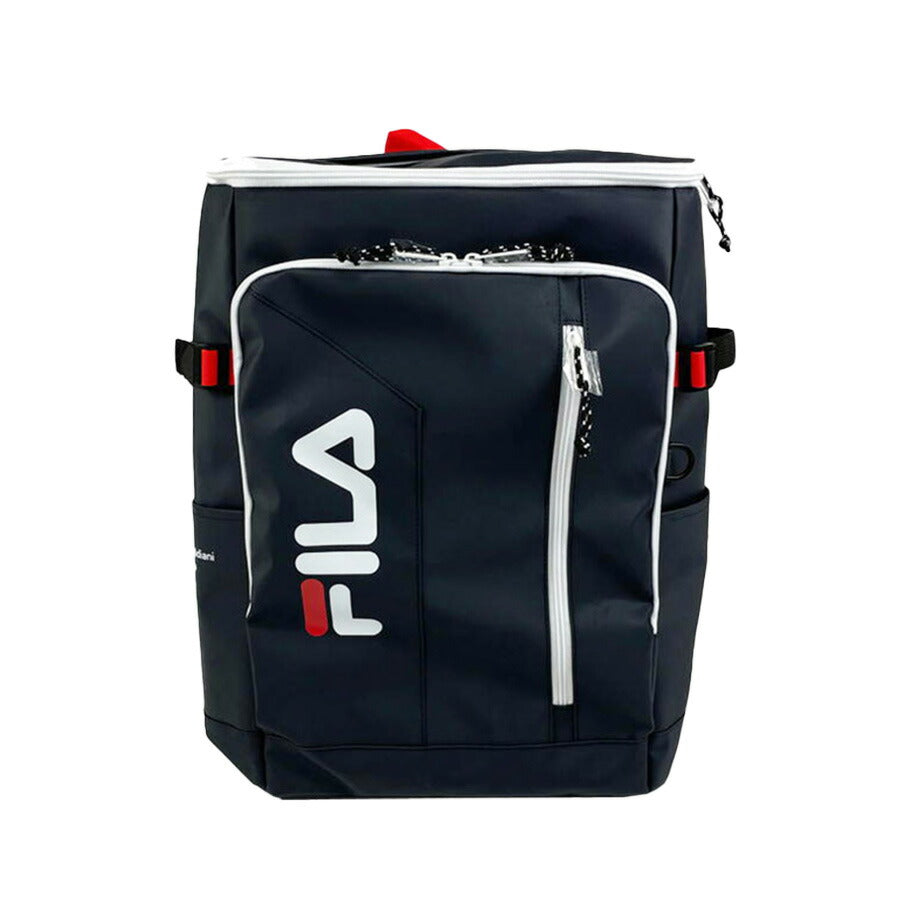 【FILA】リュック 大容量 フィラ サイン 7762 30L 撥水 リュック ボックス 男女兼用 普段使い スク—ル 通学 学生 送料無料《北海道、沖縄、離島代引き不可》