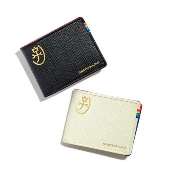 【正規取扱店】【CASTELBAJAC】[レインボーシリーズ] 079613 カステルバジャック レインボー 二つ折り財布 折財布 おしゃれ 本革 ゴルフ おしゃれ 人気 ギフト