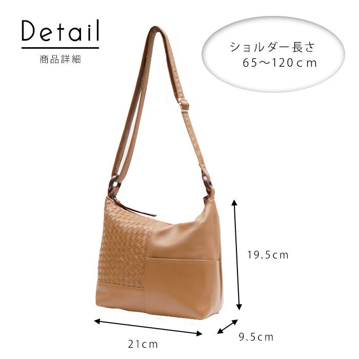 【当店オリジナルエコバッグプレゼント中！】【日本製】 牛革 レディース ショルダーバッグ 9612 ショルダー ワンショルダーバッグ 本革 斜め掛け バッグ 斜め掛けカバン 人気
