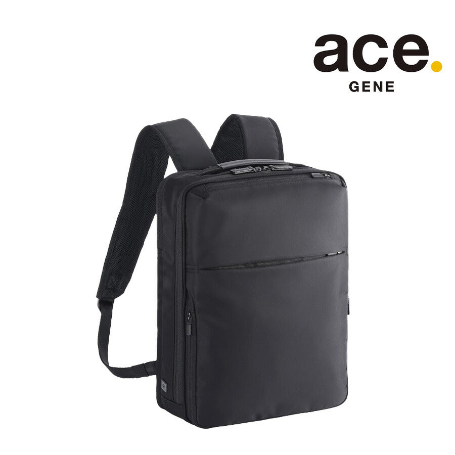 【ace.GENE】 68001 ガジェタブルR リュック 11L リュックサック バックパック ビジネス 通勤 軽量 A4 かばん カバン 鞄 ユニセックス ギフト ブラック