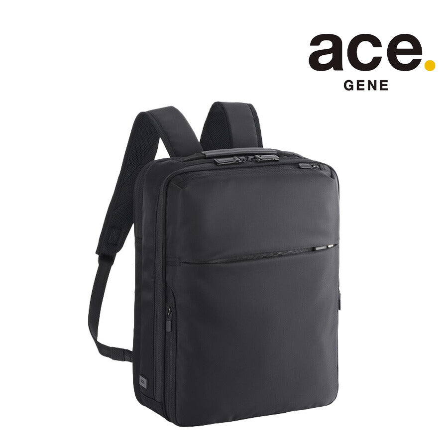 【ace.GENE】 68004 ガジェタブルR リュック 11L リュックサック バックパック ビジネス 通勤 軽量 A4 かばん カバン 鞄 ユニセックス ギフト ブラック