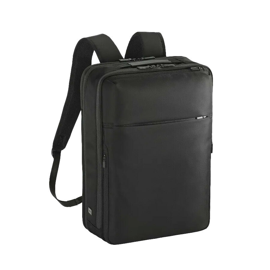 【ace. GENE LABEL】 68006 ガジェタブルR リュック19-23L ビジネスリュック 通勤 レディース メンズ エースジーンレーベル きれいめ シンプル ブラック 軽い