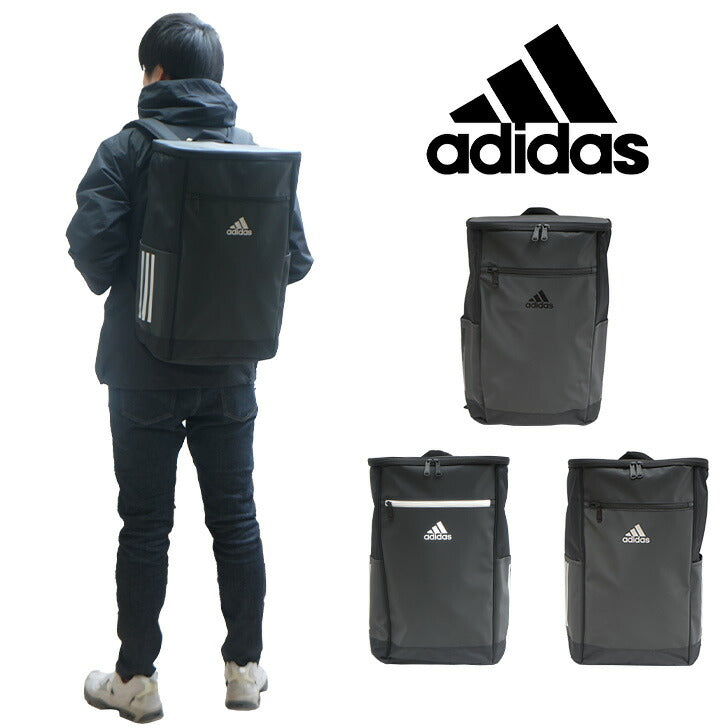 【adidas】リュック 大容量 アディダス リュック ポリエステル 63781 31L 学生 通学 ビジネス バッグ 鞄 かばん レディース メンズ お手頃 使いやすい 便利 人気 おすすめ おしゃれ  入学 ブラックブラック ブラックホワイト ブラックシルバー