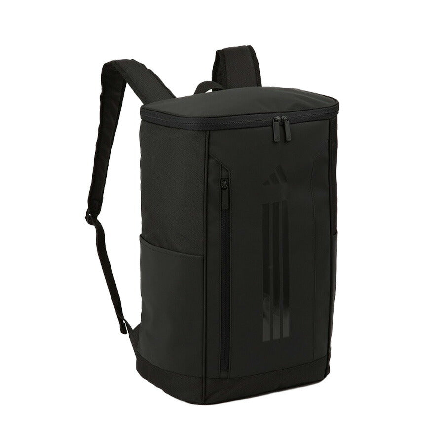 【adidas】 リュック 大容量 63952 メルドルフ BOXリュック 34L リュックサック かばん バッグ 通学 部活 中高生 ユニセックス  ギフト プレゼント ブラック