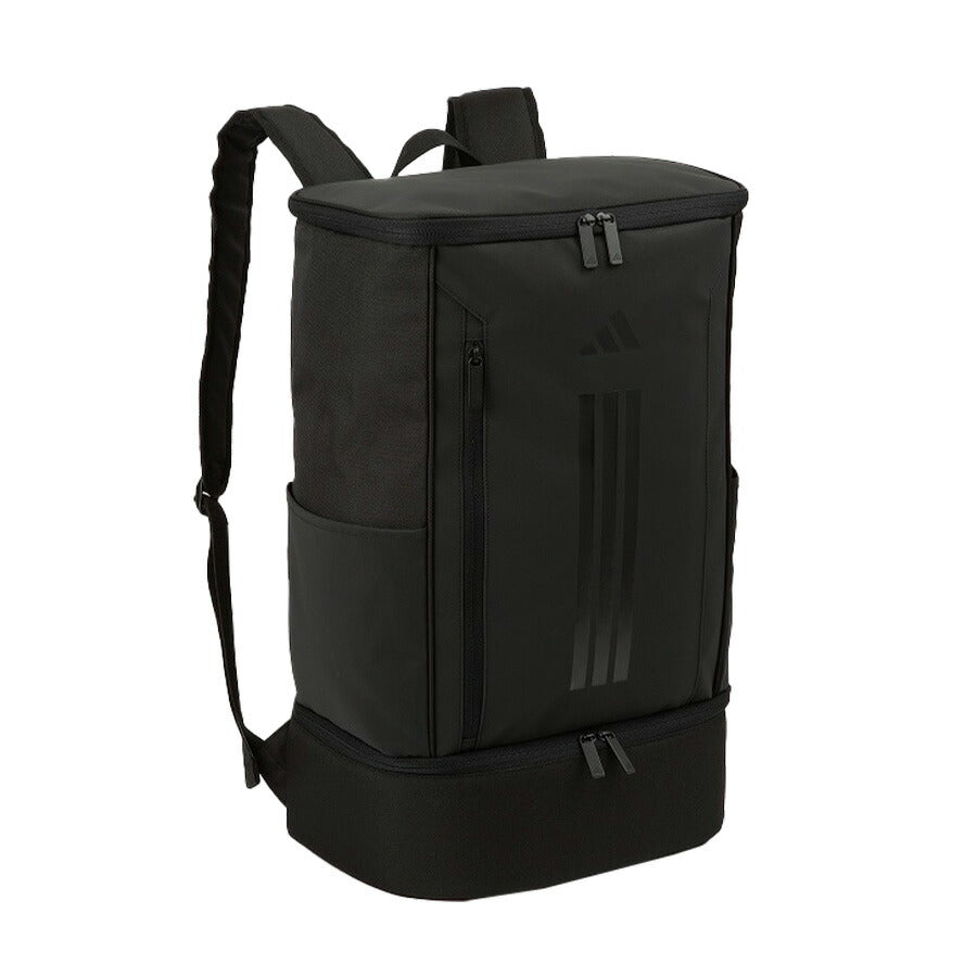 【adidas】 リュック 大容量 63953 メルドルフ 二層BOXリュック 38L リュックサック かばん バッグ 通学 部活 中高生 ユニセックス  ギフト プレゼント ブラック