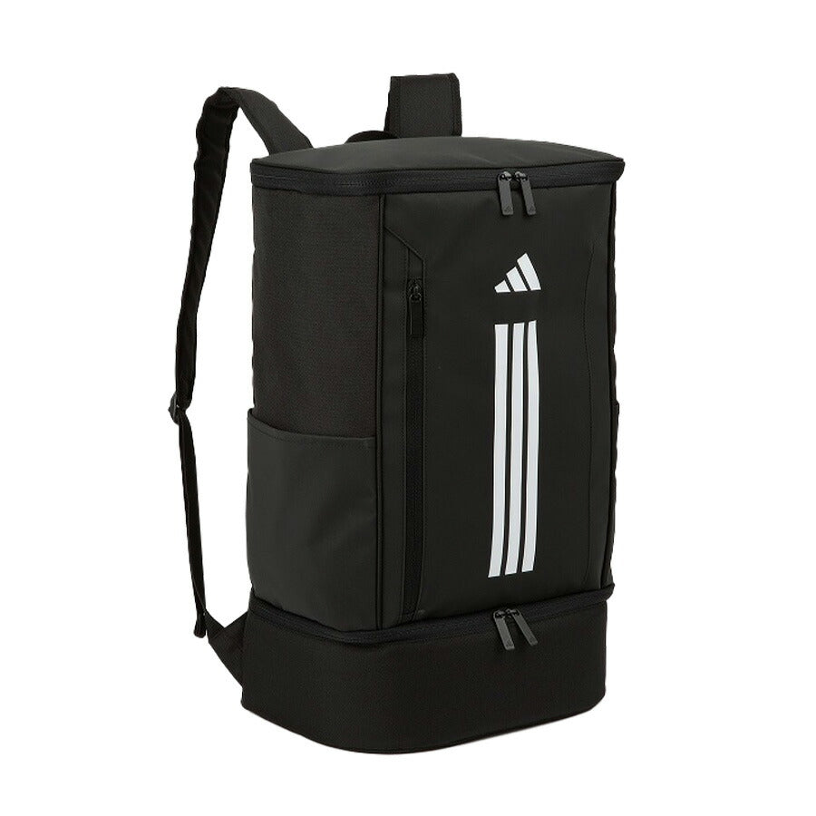 【adidas】 リュック 大容量 63953 メルドルフ 二層BOXリュック 38L リュックサック かばん バッグ 通学 部活 中高生 ユニセックス  ギフト プレゼント ブラック