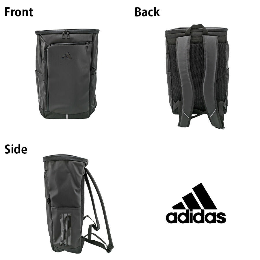 【adidas】 リュック 大容量 68572 ハイデ 35Lリュックサック かばん バッグ 通学 学生 撥水 軽量 スクール ユニセックス ギフト プレゼント ブラック