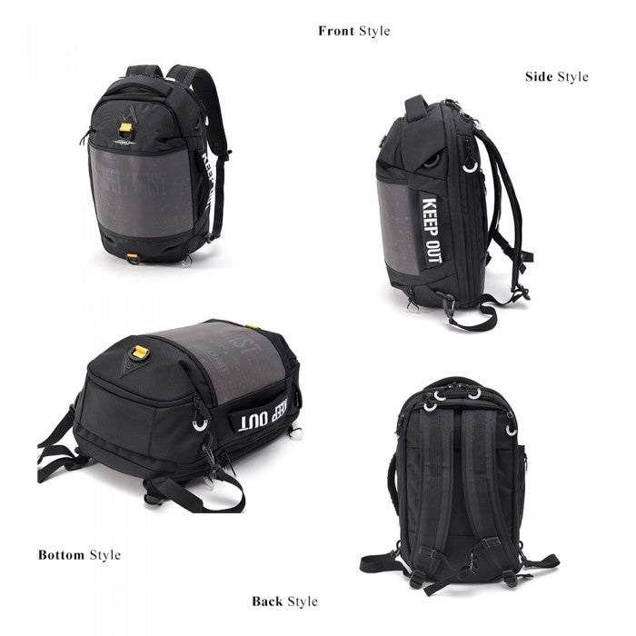 DEVICE 【新世紀エヴァンゲリオンコラボ】DEVICE×A.T.FIELD プログレッシブ バックパック ARN21118 エヴァ 4wayバッグ リュックサック ショルダー 斜め掛け ボストン キャリーオンバッグ おしゃれ 人気 送料無料