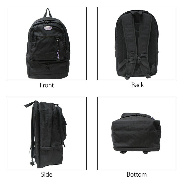 ANAP R+S アナップ リラスポ AP-001 2ルーム リュック 30L 巾着付き デイパック バックパック スクールバッグ ブランド 学生 小学生 中学生 高校生 ダンス スポーツ リラックス おしゃれ 可愛い シンプル スニーカーポケット