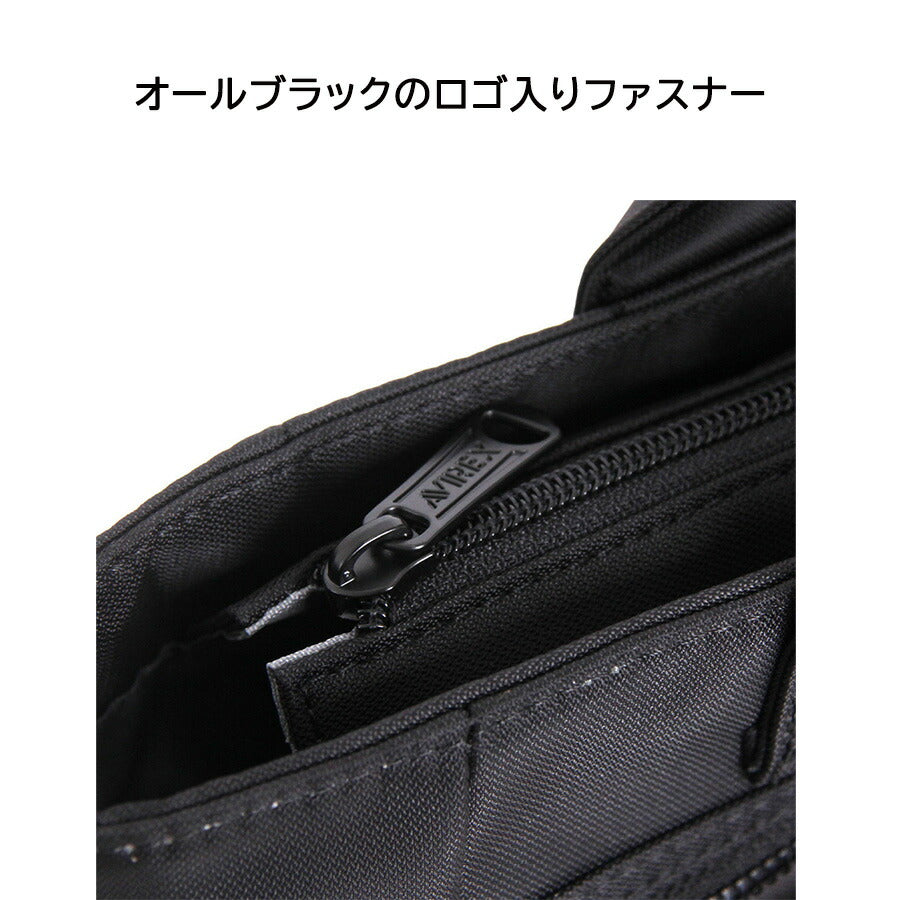 AVIREX ax2057 ソリッド ミニトートバッグ 手持ち 鞄 カバン かばん バッグ 普段使い 使いやすい ミリタリー メンズ プレゼント ギフト ブラック 父の日