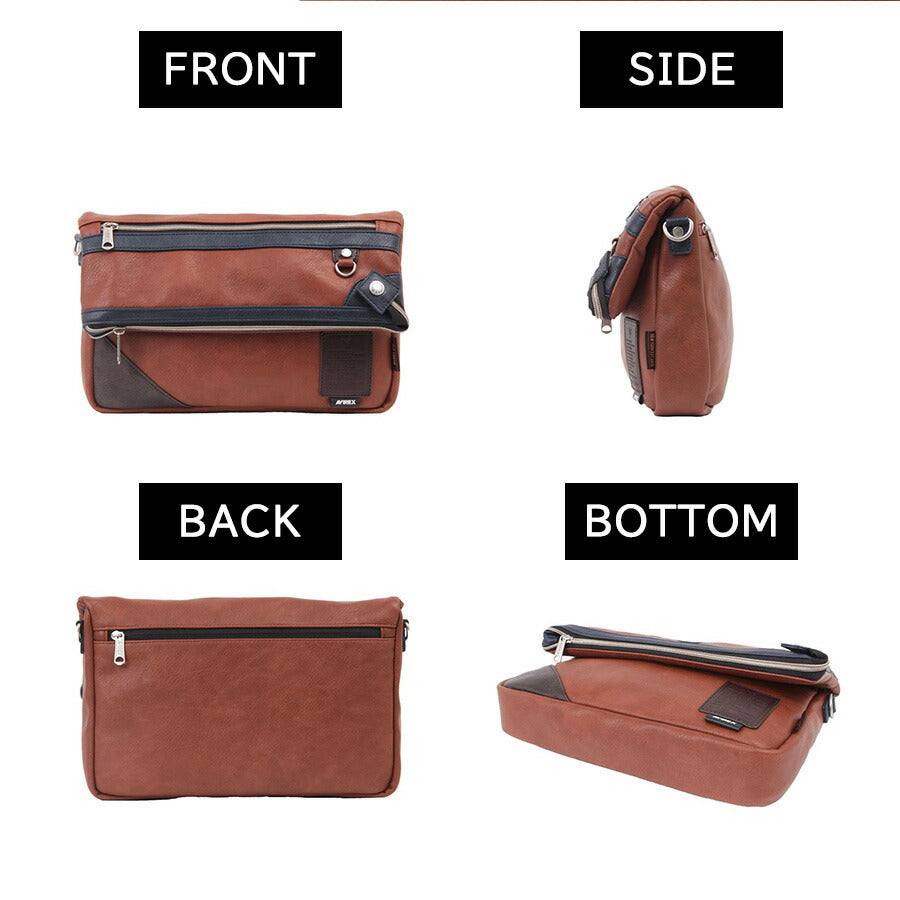 AVIREX ax5003 スチュアート 3WAYショルダー 斜め掛け 鞄 カバン かばん バッグ 普段使い 使いやすい ミリタリー メンズ プレゼント ギフト ブラック 父の日