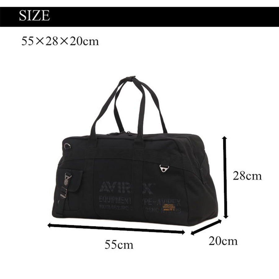 AVIREX アヴィレックス パラシュートバッグ ボストンバッグ AVX3525 30L ポリエステル 帆布 キャンパス メンズ レディース 男女兼用 ミリタリー 旅行 修学旅行 合宿 林間学校 部活 送料無料