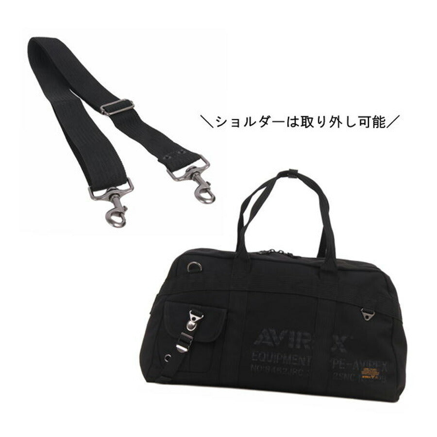 AVIREX アヴィレックス パラシュートバッグ ボストンバッグ AVX3525 30L ポリエステル 帆布 キャンパス メンズ レディース 男女兼用 ミリタリー 旅行 修学旅行 合宿 林間学校 部活 送料無料
