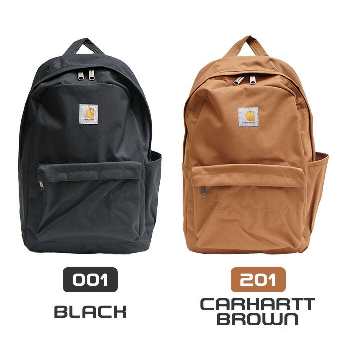 carhartt カーハート 21L バックパック B0000280 ESSENTIAL LAPTOP BACK PACK ノートパソコン 通勤 通学 ジム 部活 スポーツ 合宿 エッセンシャル 21L ラップトップバックパック 600D ポリエステル 撥水加工 ブラック カーハートブラウン  CB0280