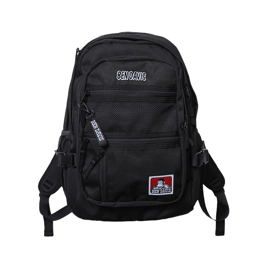 【BEN DAVIS】リュック 大容量 ベンデイビス BDW-8301 NEW MESH XL-PACK 2 32L バックパック リュック スクールバッグ パソコン タブレット ポケット スマイリング ゴリラ 刺繍 撥水