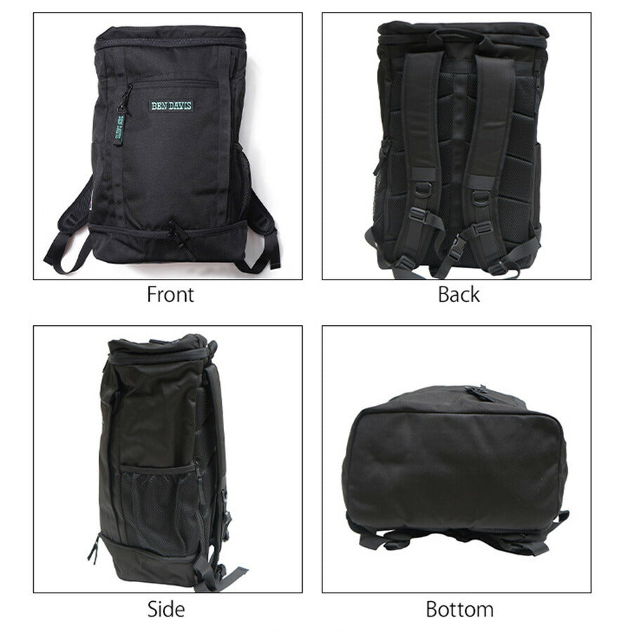 【BEN DAVIS】リュック 大容量 ベンデイビス BDW-8302 BOX DAYPACK 2 30L バックパック リュック スクールバッグ パソコン タブレット ポケット スマイリング ゴリラ 刺繍 撥水